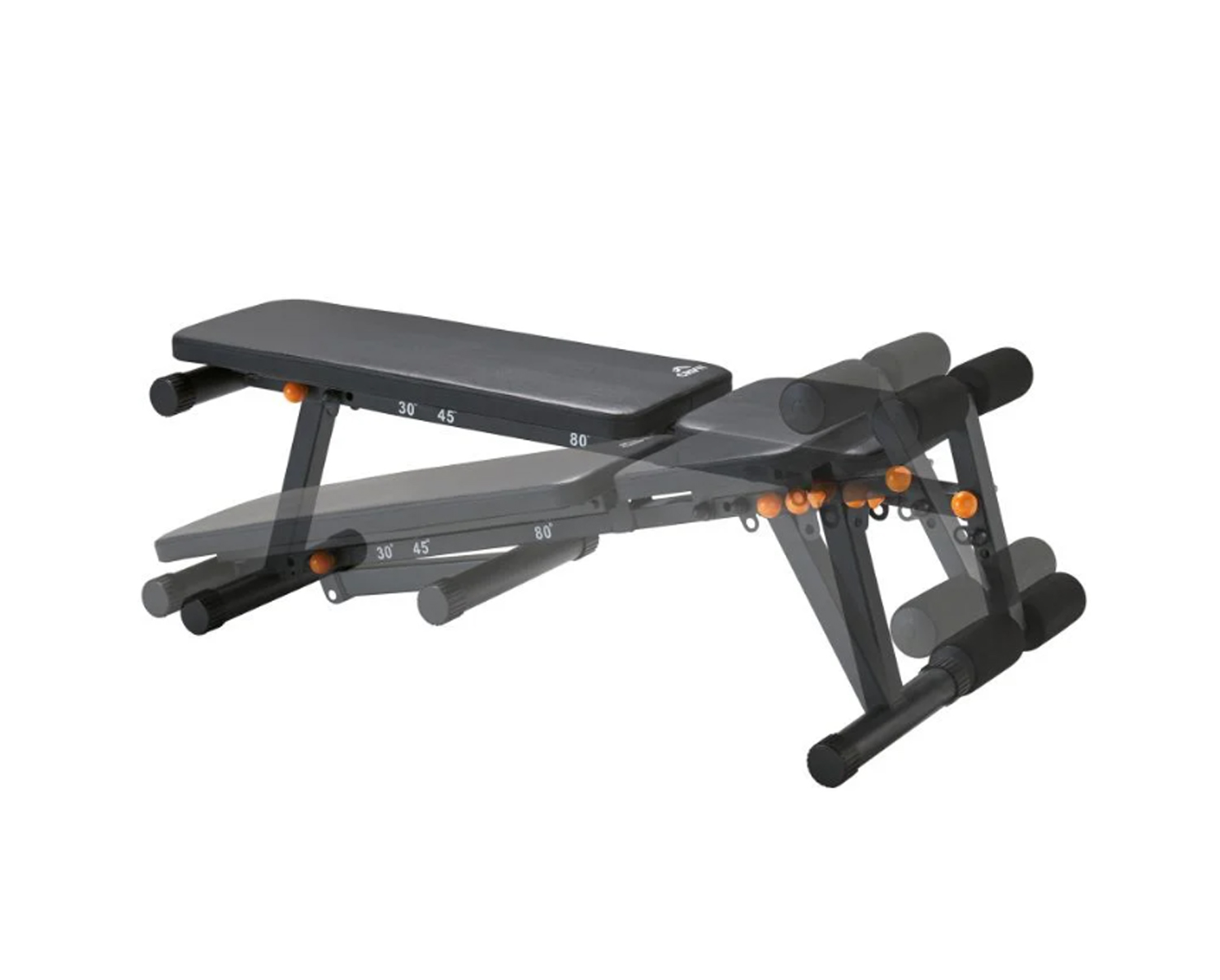 ławeczka treningowa skos ujemny